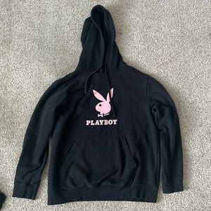 Playboy pink logo hoodie (flash sale)
